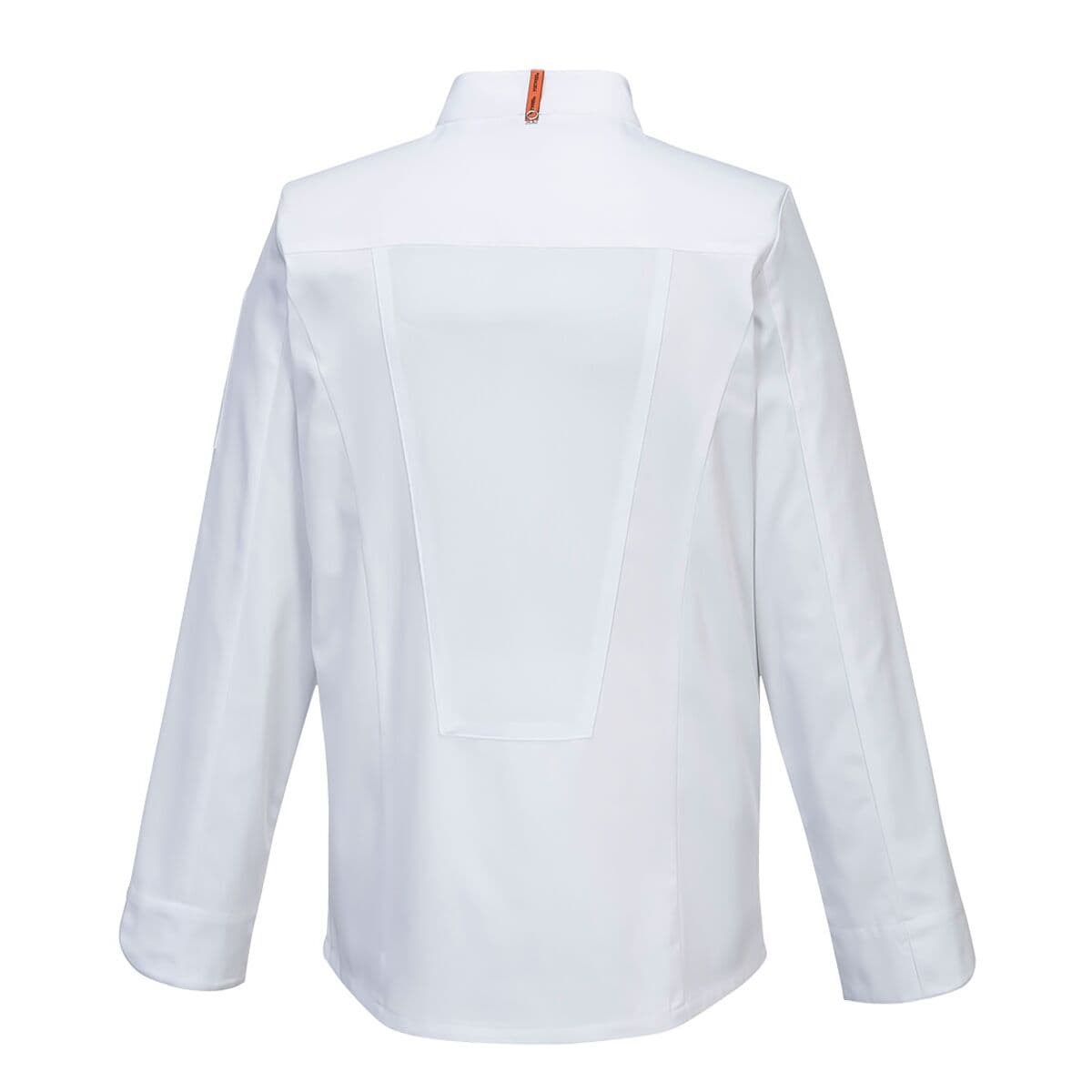 (5 pieces) Long Sleeve MeshAir Pro Chef Jacket - White - Size: S