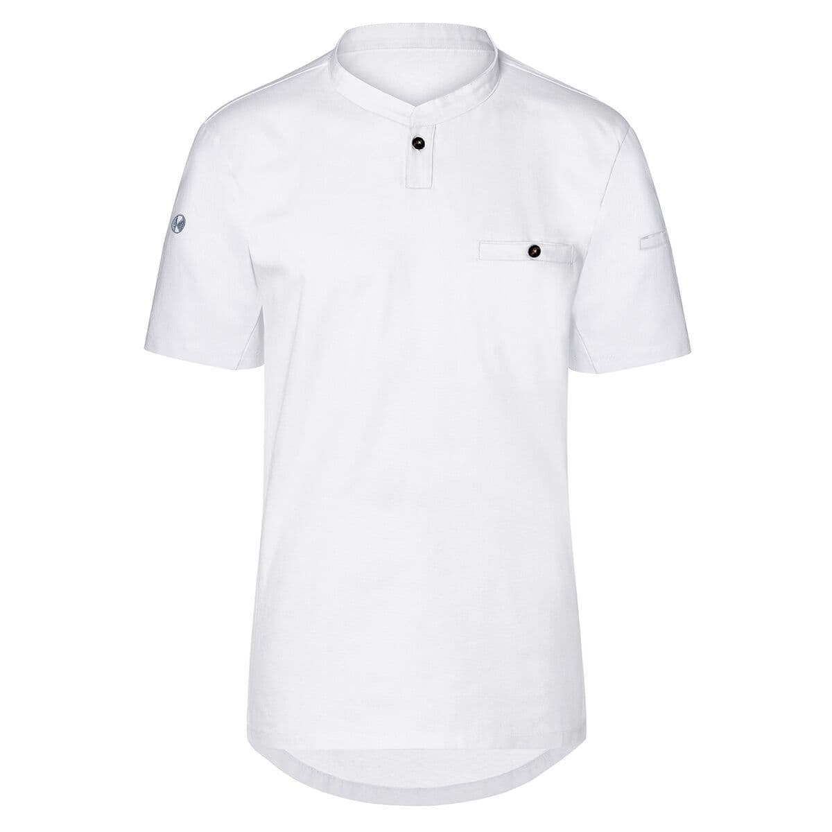 (6 pieces) Karlowsky - Short Sleeve Men's Work Shirt Performance - White - Size: XS