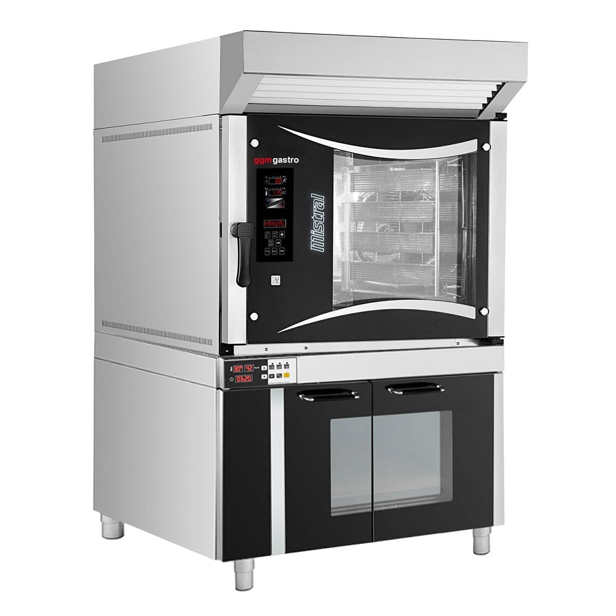 Bakery combi steamer - Digital - 5x EN 80x40 - incl. bonnet & proofer,