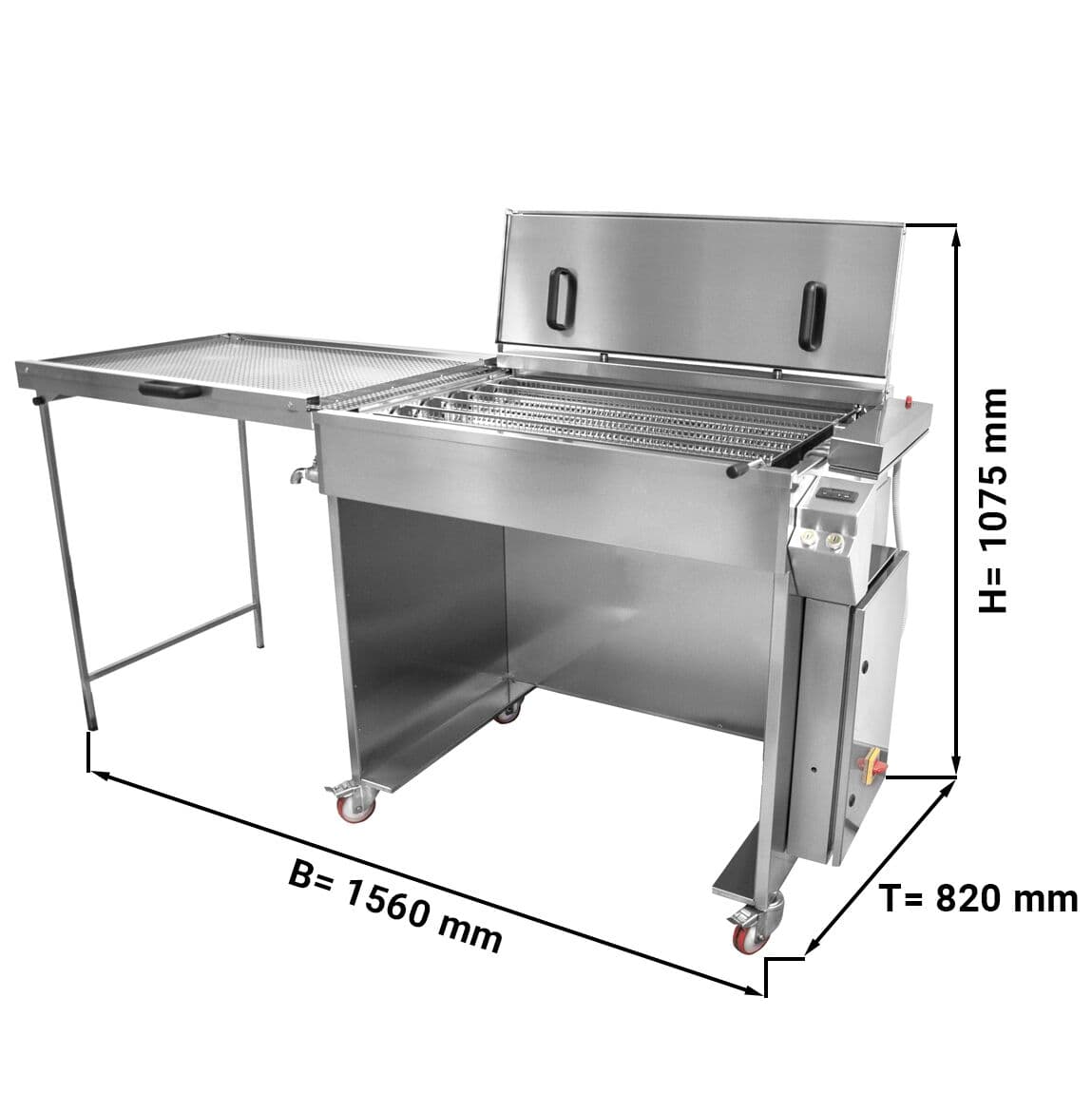 Poloautomatická fritéza na koblihy / fritéza na tuk - kapacita: 360 ks/h