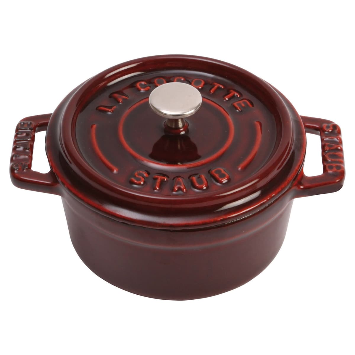 STAUB | LA COCOTTE - mini kokotka - Ø 100 mm - litina - grenadinově červená