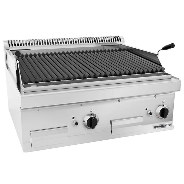 Gas Lavasteingrill - 14 kW - Grillrost neigbar