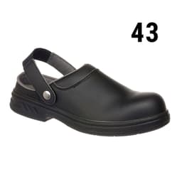 Safety clog Steelite SB - Black - Size: 43