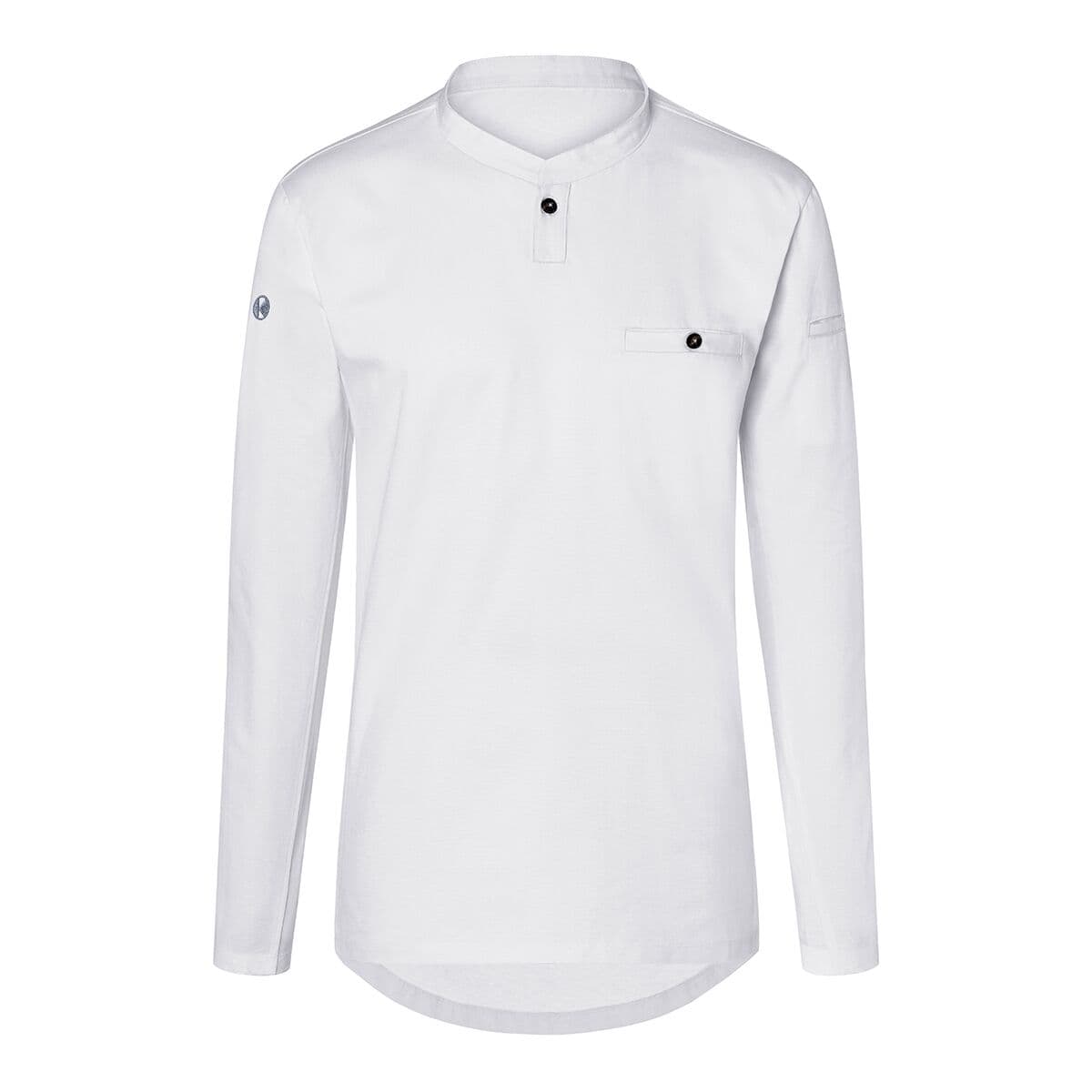 (6 pieces) Karlowsky - Long Sleeve Men's Work Shirt Performance - White - Size: XS