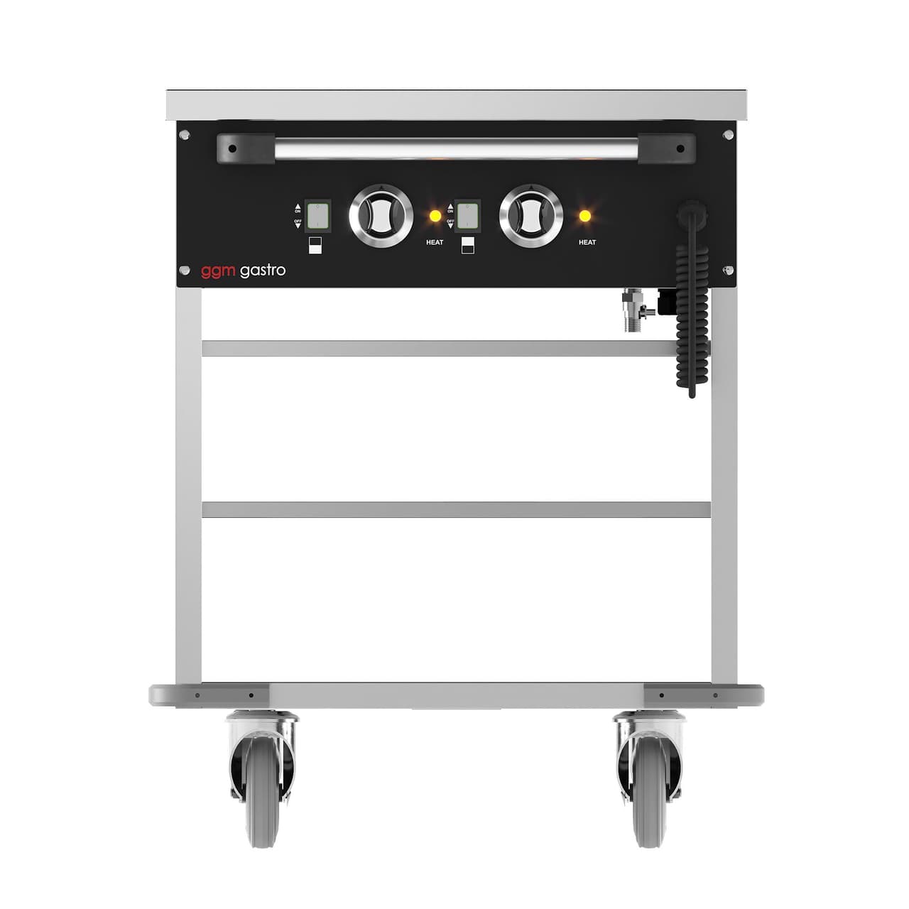 Termo vozík Bain Marie - 2 x GN 1/1 - samostatně nastavitelná teplota vaničky