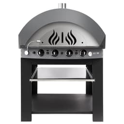 Gas pizza oven - anthracite - 9x 25cm - manual - incl. base frame