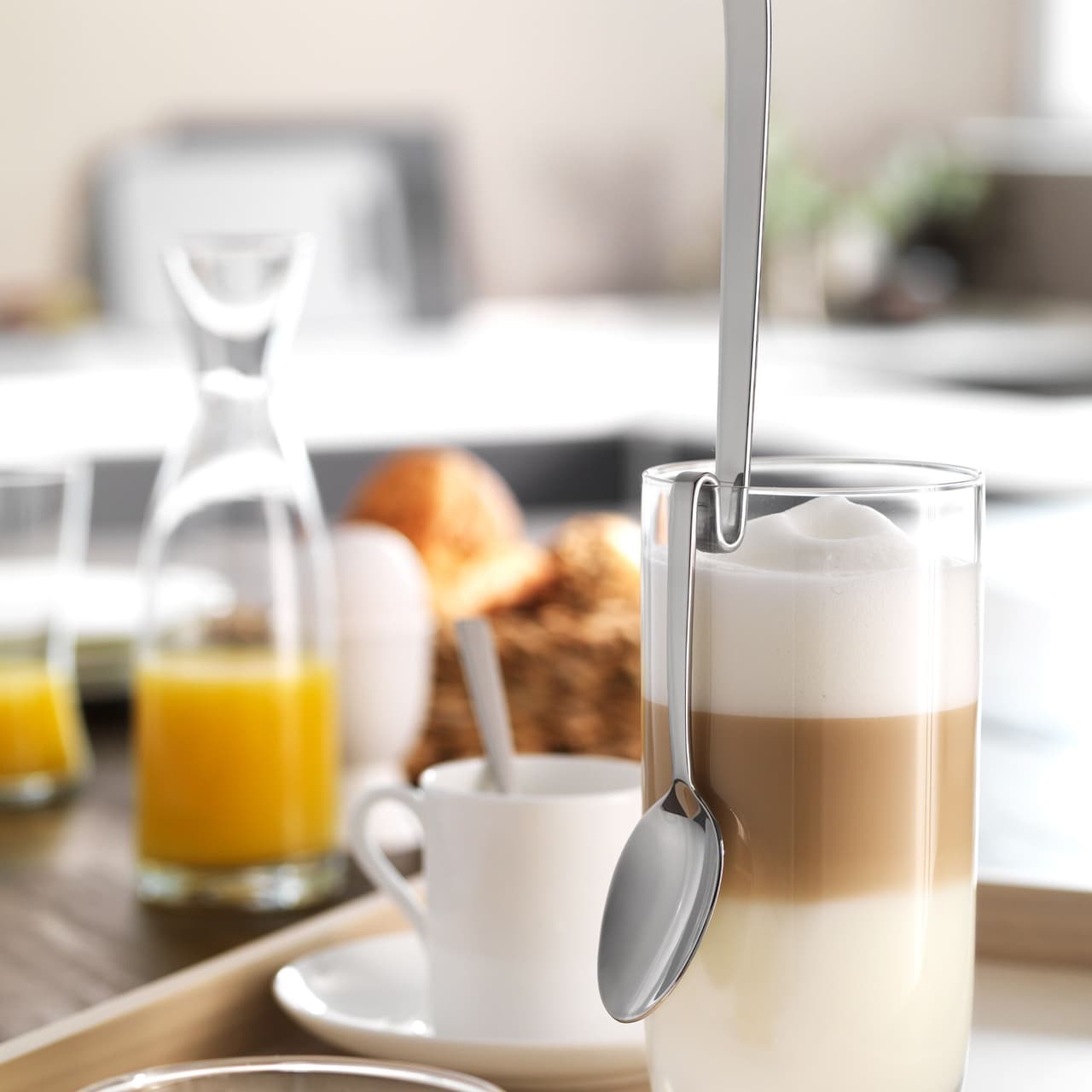 ZWILLING | DINNER - Sada lžiček na Latte Macchiato - 6 ks - leštěná