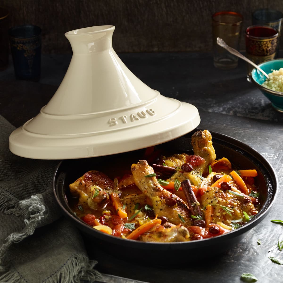 STAUB | SPECIALITY - Tajine - Ø 280 mm - litina - krémová