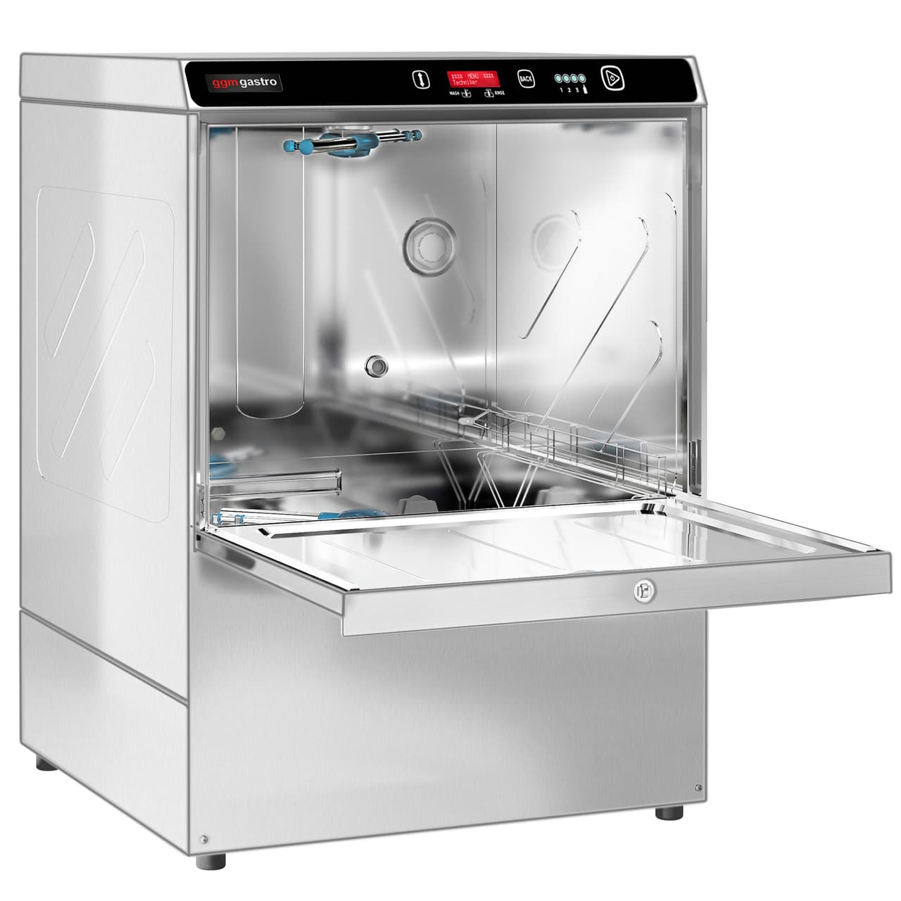 Dishwasher & bottle washer - 7.45 kW - with detergent & rinse aid pump