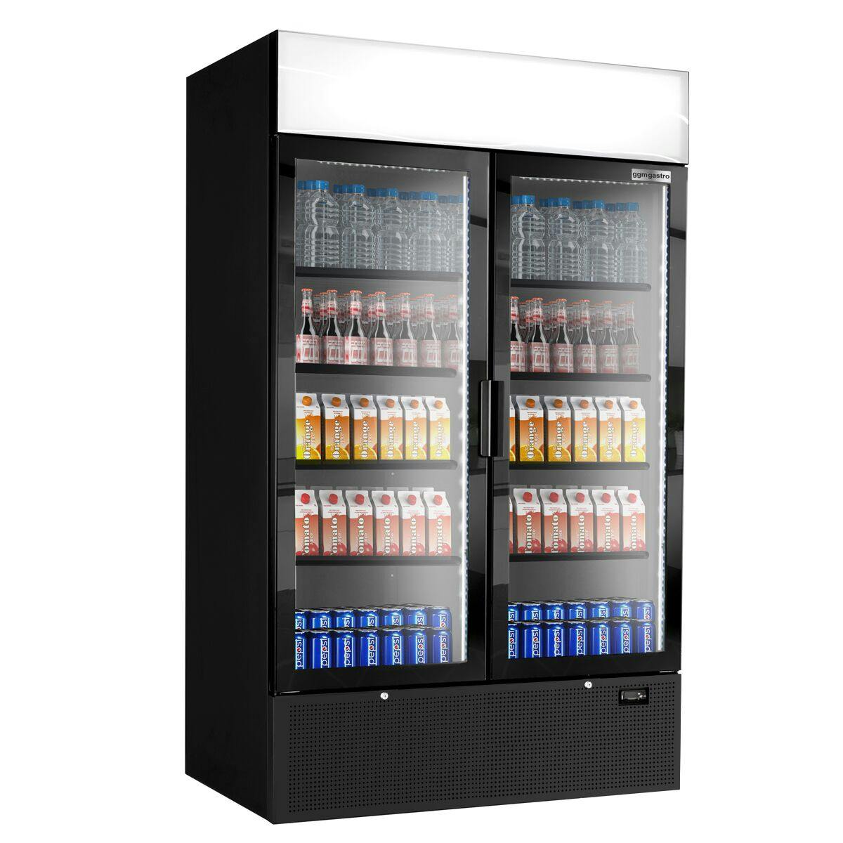 (2 pieces) Beverage refrigerator - 2096 litres (total) - black
