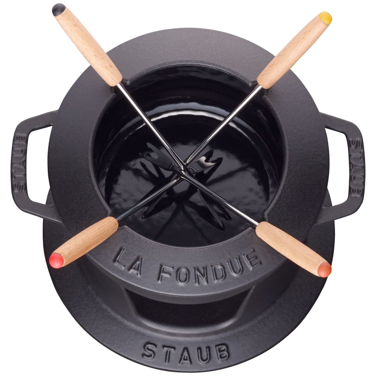 STAUB | SPECIALITIES - Fondue sada - Ø 160 mm - litina - černá