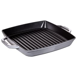 STAUB | GRILL PANS - Grilovací pánev - 280x280mm - litina - grafitově šedá