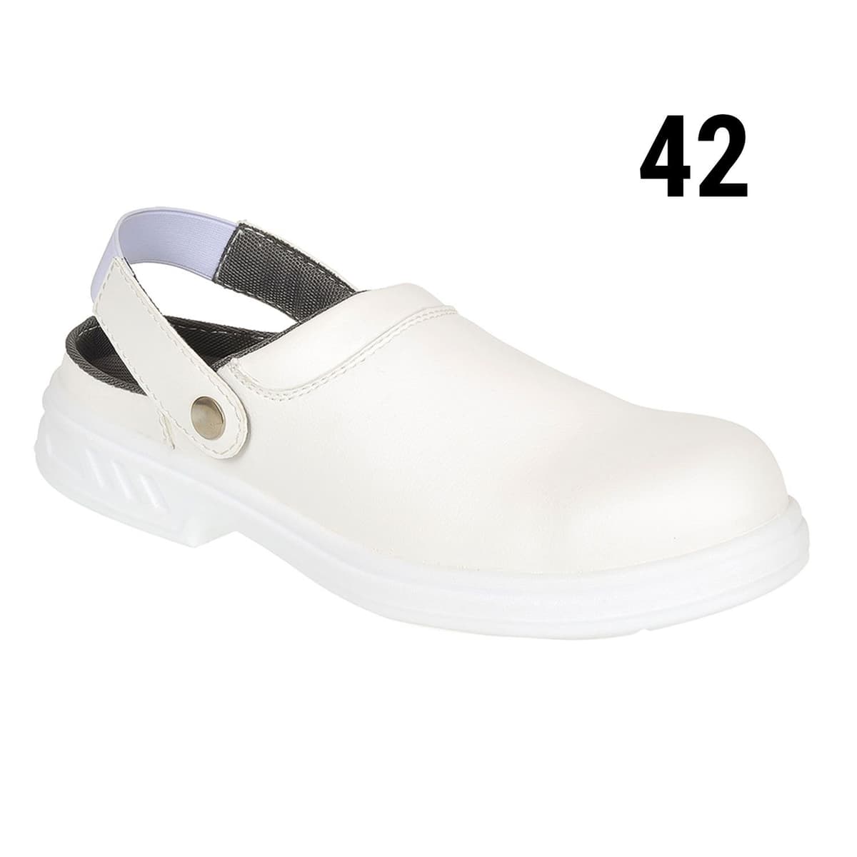 Safety clog Steelite SB - White - Size: 42