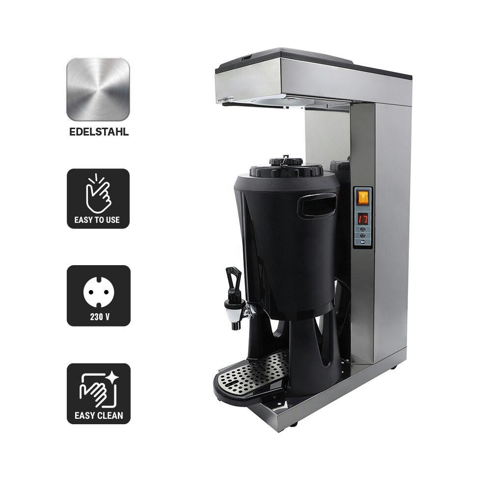 Coffee filter machine - 2.5 litres - 2,2kW -  with thermokinetics & automatic water filling