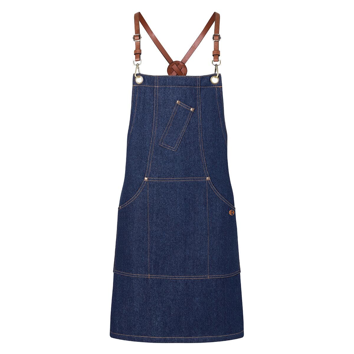 Karlowsky - Bib Apron Denim X-Style - Denim Blue