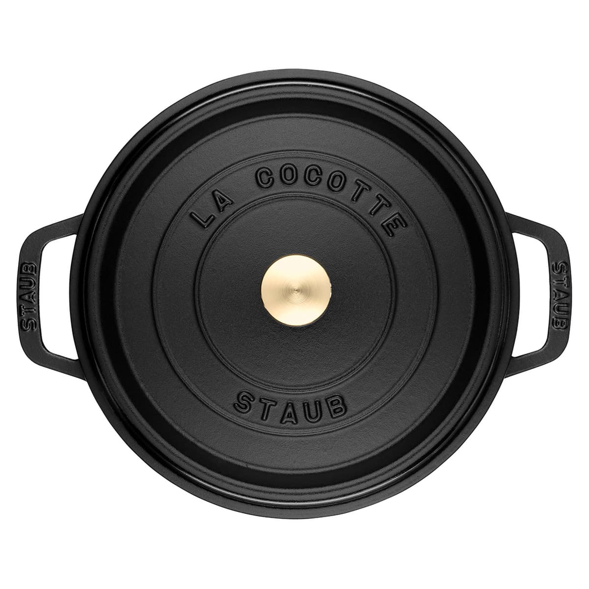 STAUB | LA COCOTTE - Sada hrnců Cocotte - Ø 140 mm - 3-dílná - litina - černá