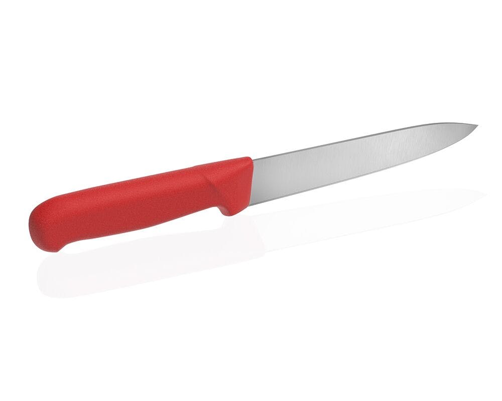 Tranžírovací nůž - 18 cm - červený