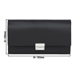 Waiter Wallet / Purse - 18.2 x 10 cm - Black