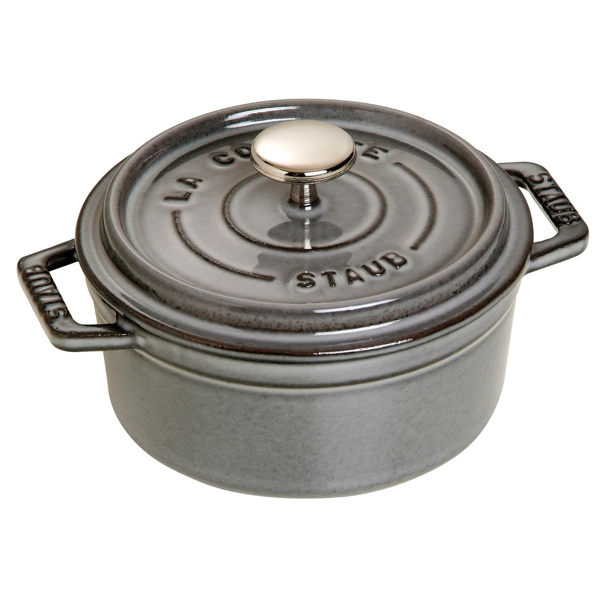 STAUB | LA COCOTTE - kokotka - Ø 120 mm - litina - grafitově šedá