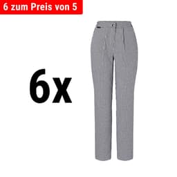 (6 pieces) Karlowsky - Pepita Pants Annemarie - Black - Size: 38