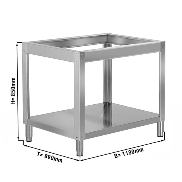 Podstavec pro pec na pizzu se 2 pečicími komorami - 4+4x 34 cm