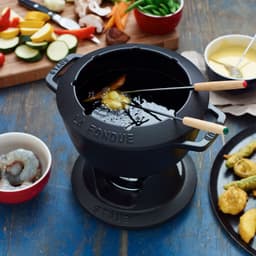 STAUB | SPECIALITIES - Sada na fondue - Ø 200 mm - litina - černá