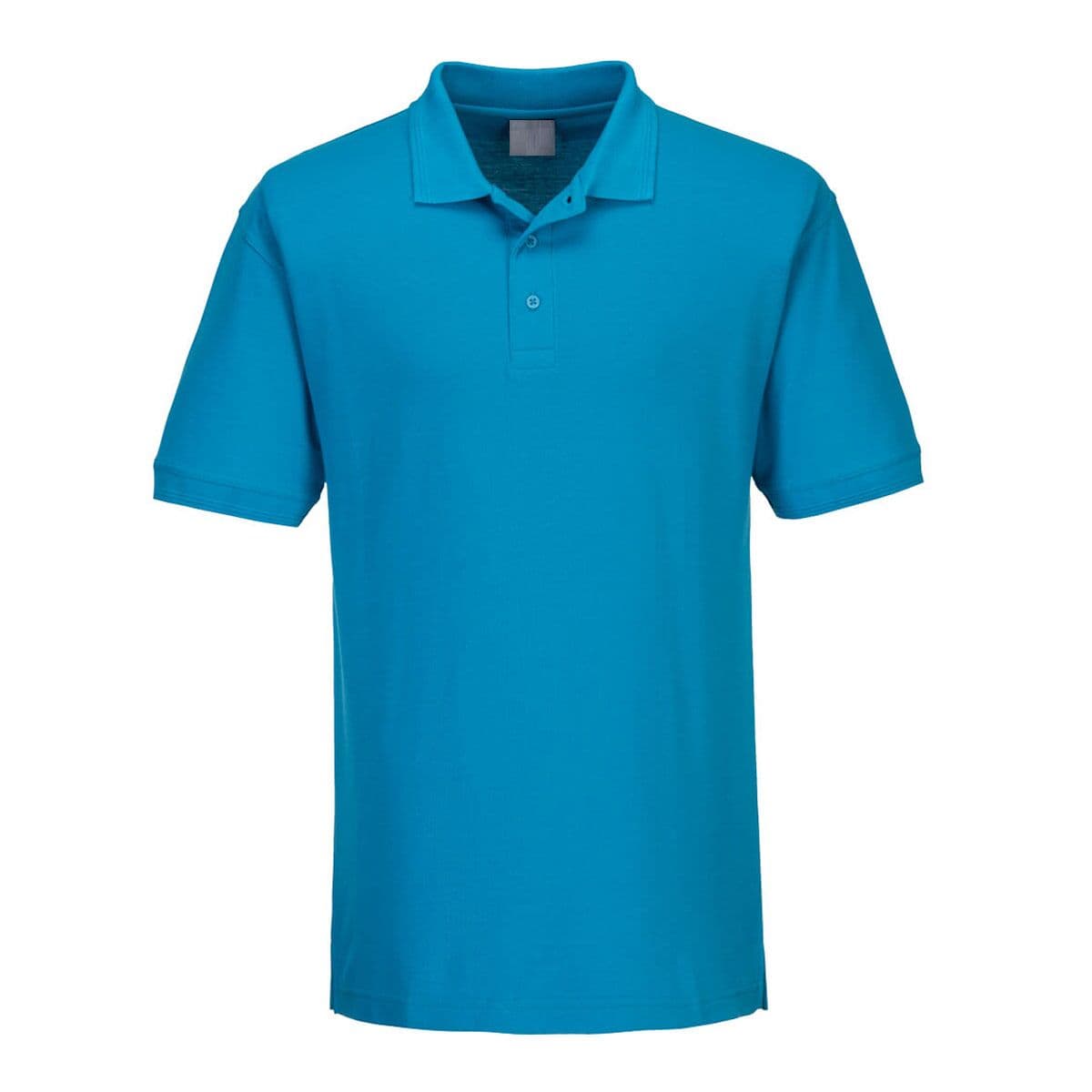 Men's Polo Shirt - Water Blue - Size: M