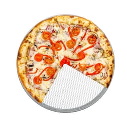 Aluminium pizza screen - perforated - Ø 30 cm	