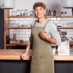 Karlowsky - Bib Apron Urban Look - Pebble Gray