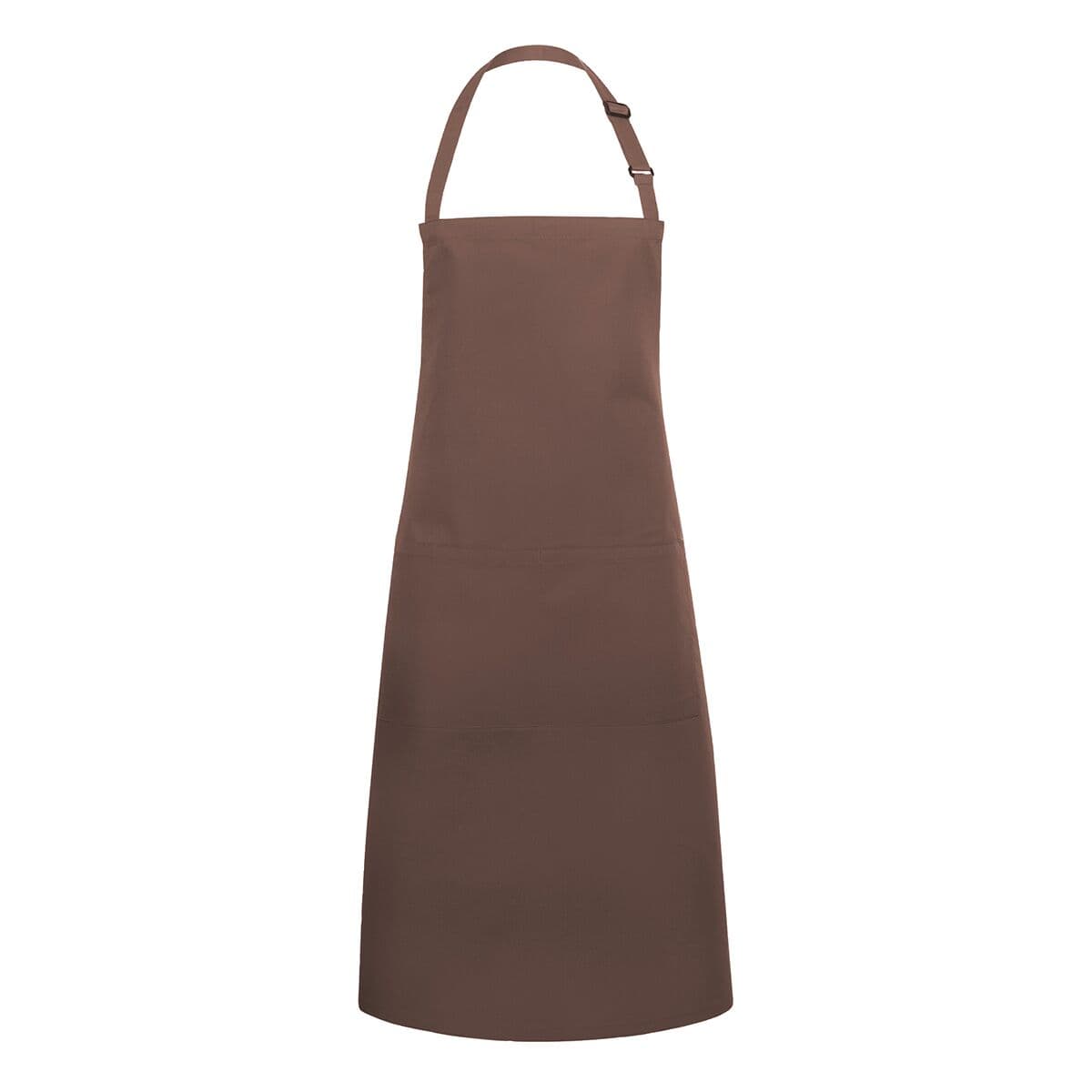 Karlowsky - Bib Apron with Pocket Basic - Light Brown