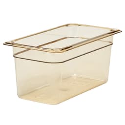 (6 kusů) CAMBRO | H-PAN™ Žáruvzdorné nádoby GN 1/3 - jantar - hloubka 150 mm