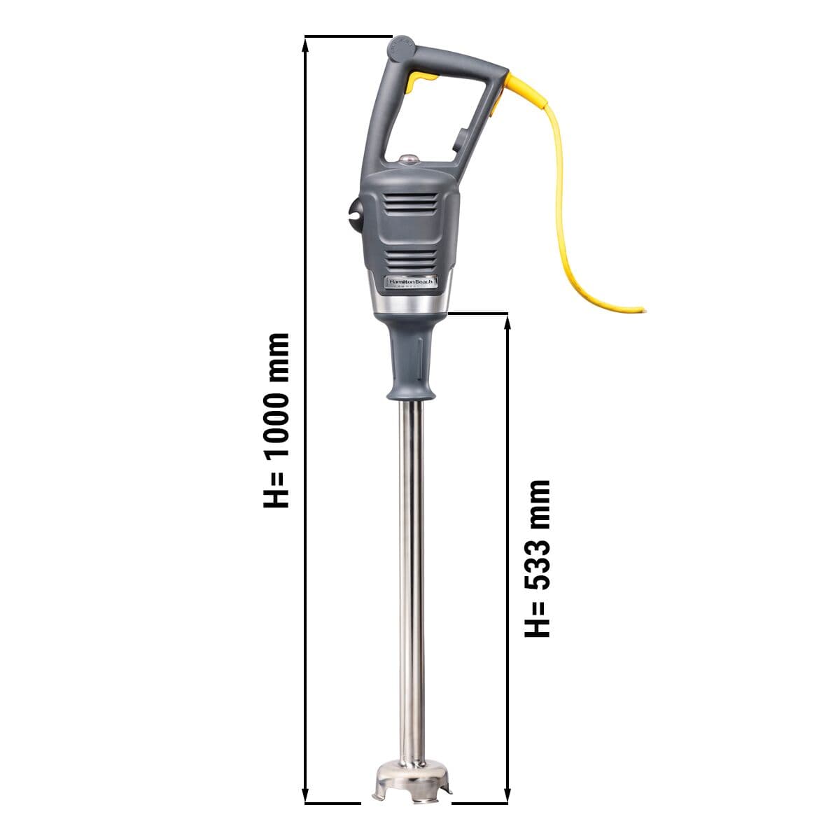 HAMILTON BEACH | BigRig™ HMI021 - Hand blender incl. mixing rod 533mm - 1 kW - speed infinitely variable