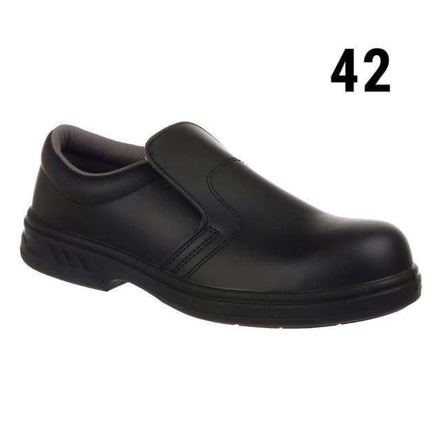 Steelite safety slippers - Black - Size: 42	