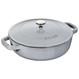 STAUB | BRAISERS - Pečicí hrnec s kapkovitou strukturou Chistera - 240 mm - litina - grafitově šedý