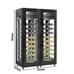 (2 units) Premium wine refrigerator Premium - 1 climate zone - 400 litres - max. 81 bottles