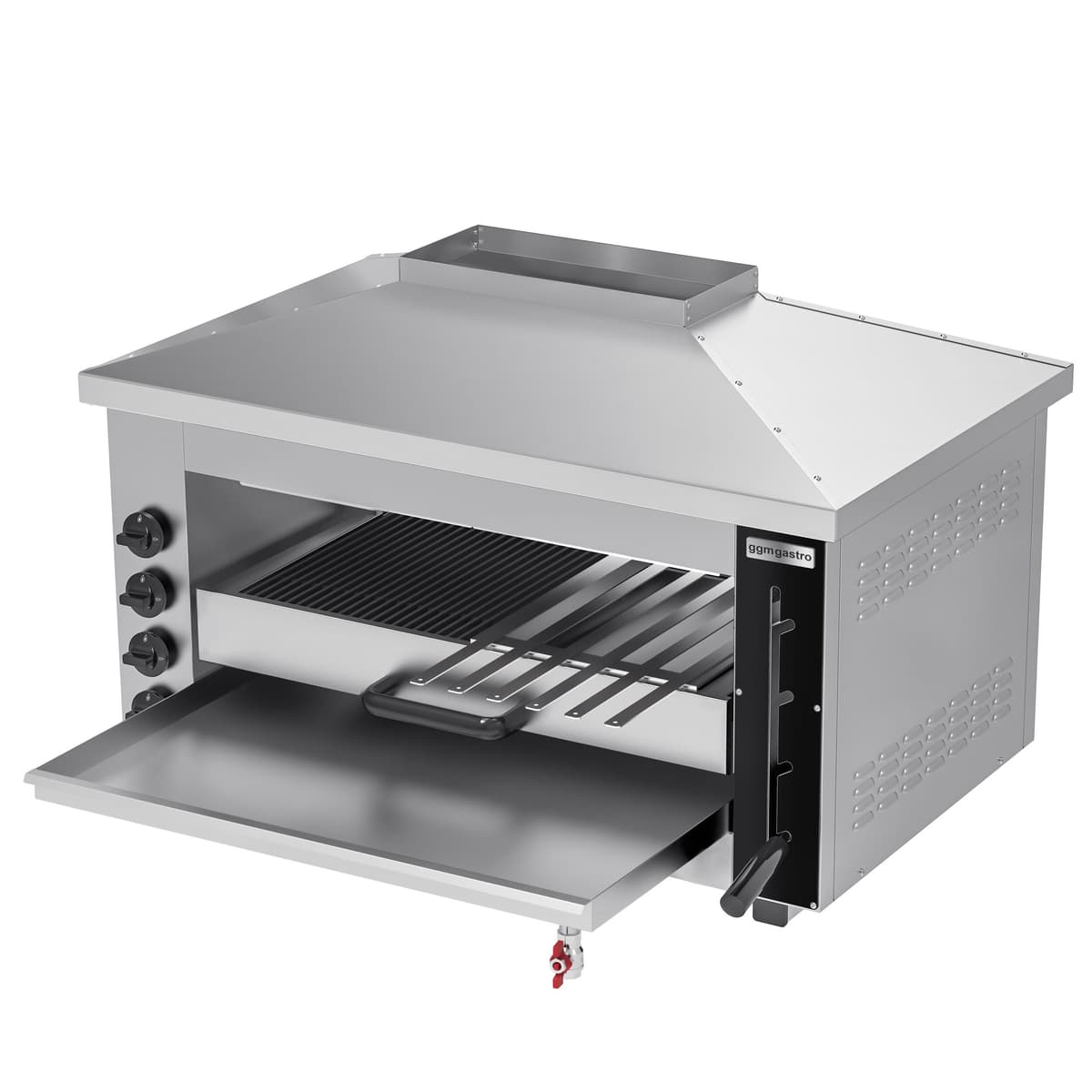 Gas pita oven/ salamander - 13.2 kW