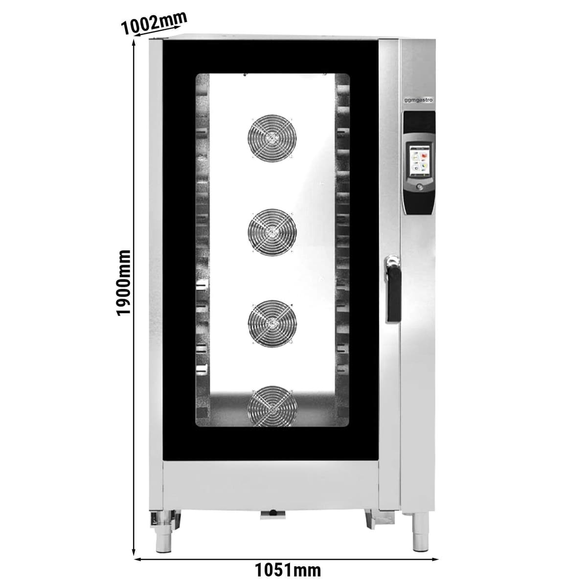 Bakery combi-steamer - Touch - 16x EN 60x40 - with washing system