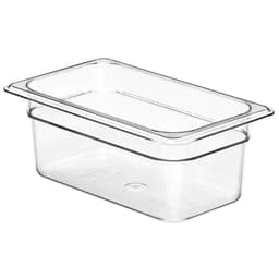 (6 kusů) CAMBRO | Polykarbonátové nádoby  Camwear® GN 1/4 - čiré - hloubka 100 mm