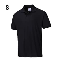 Men's Polo Shirt - Black - Size: S