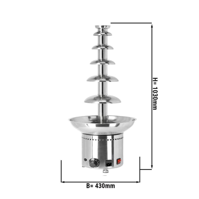 Schokoladenbrunnen - 7 Etagen - Höhe: 103 cm