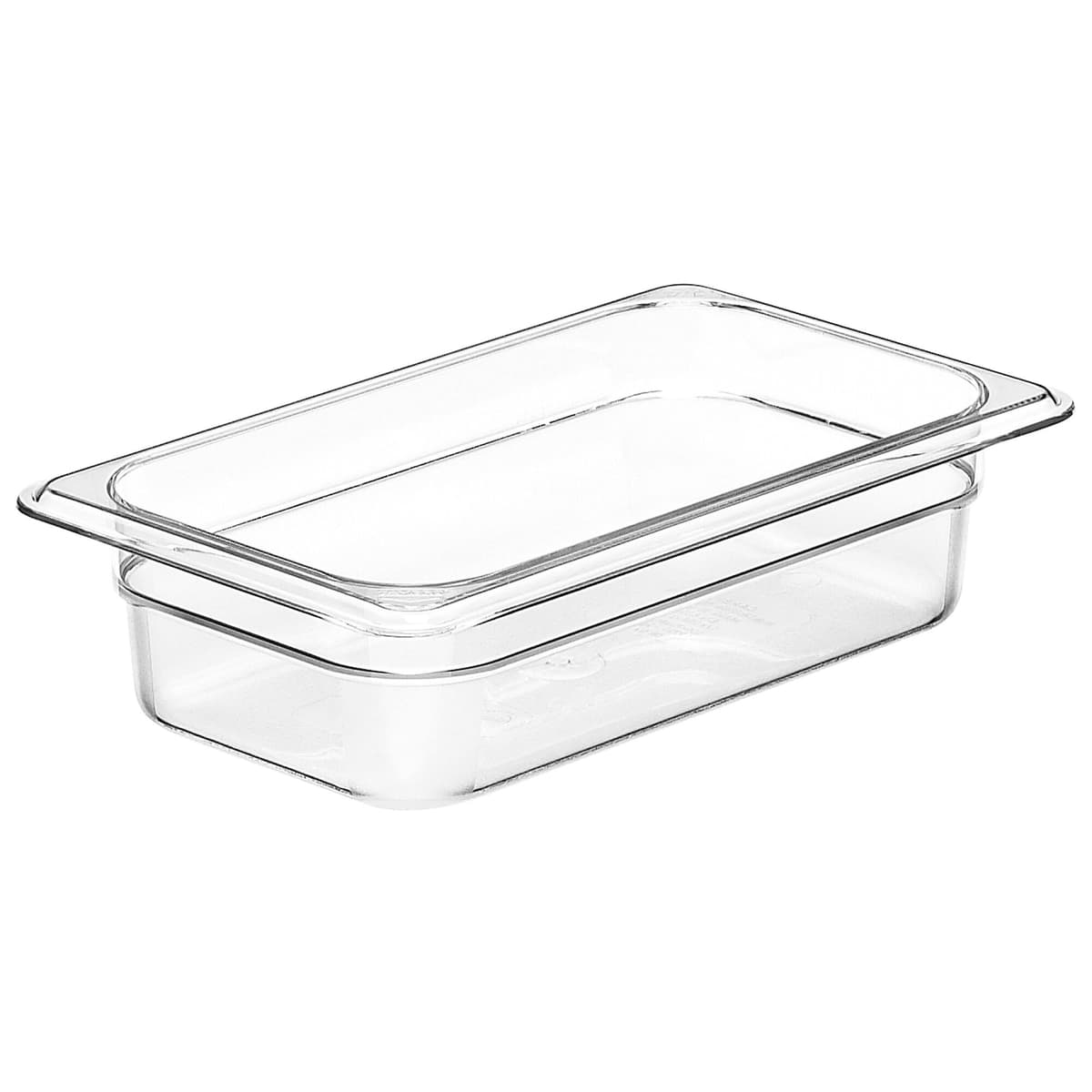 (6 kusů) CAMBRO | | CAMWEAR®  polykarbonátové nádoby GN 1/4 - čiré - hloubka 65 mm