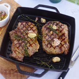 STAUB | GRILL PANS - Grilovací pánev - 280x280mm - litina - černá