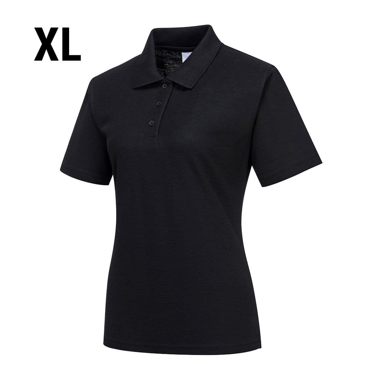 Ladies Polo Shirt - Black - Size: XL	