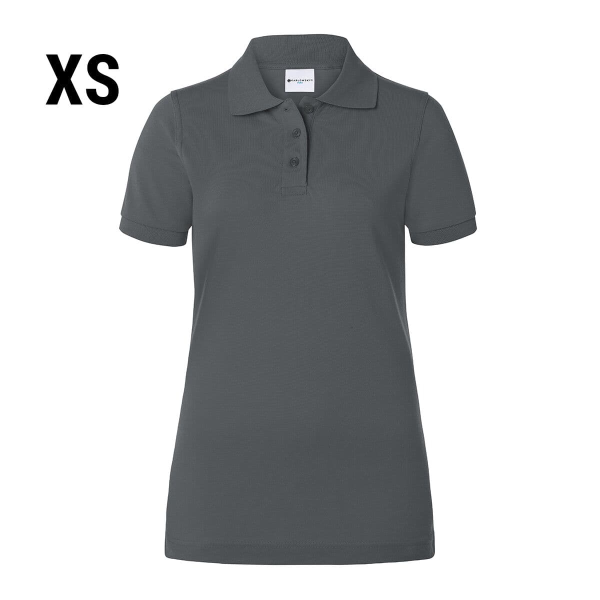 (6 pieces) Karlowsky - Ladies Workwear Poloshirt Basic - Anthracite - Size: XS