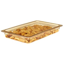 (6 kusů) CAMBRO | H-PAN™ Tepelně odolné ploché GN 1/1 kryt - jantar