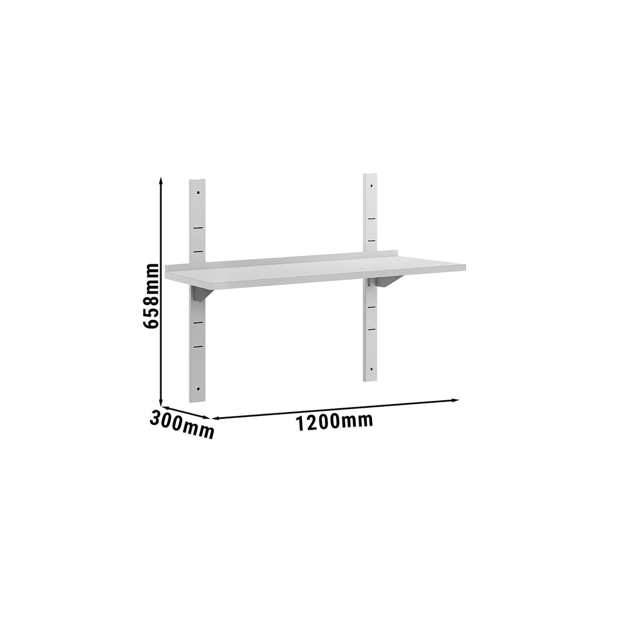 Wandborde ECO - 1200x300mm - mit 1 Etage