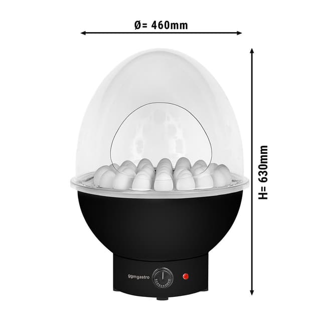 Eierwärmer - Schwarz - für 37 Eier