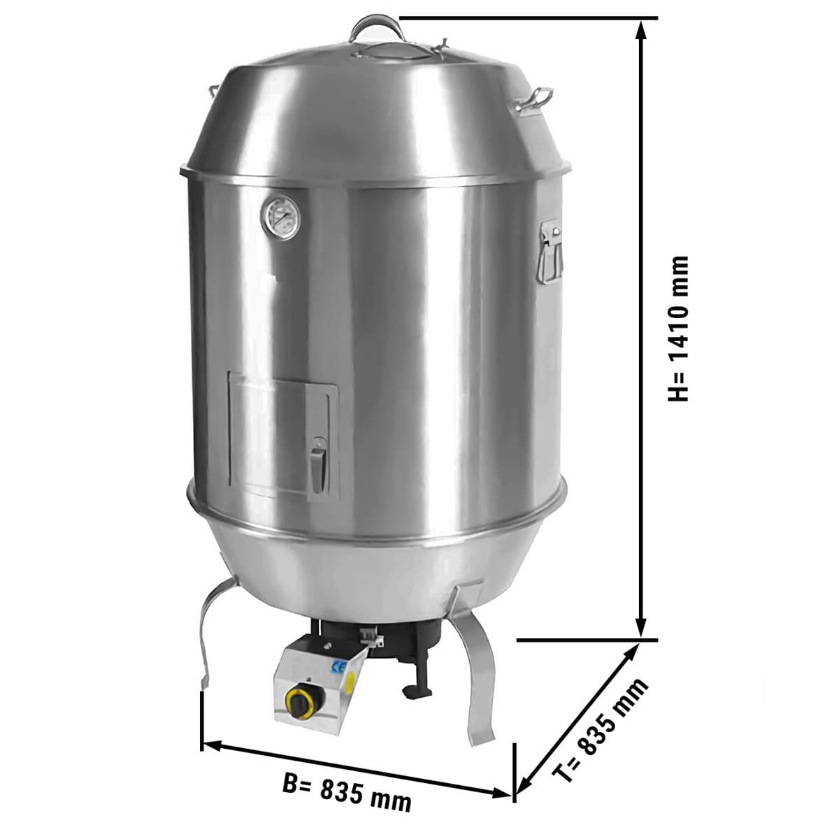 Pec na kachny pro 20 kachen o hmotnosti 2,4 kg