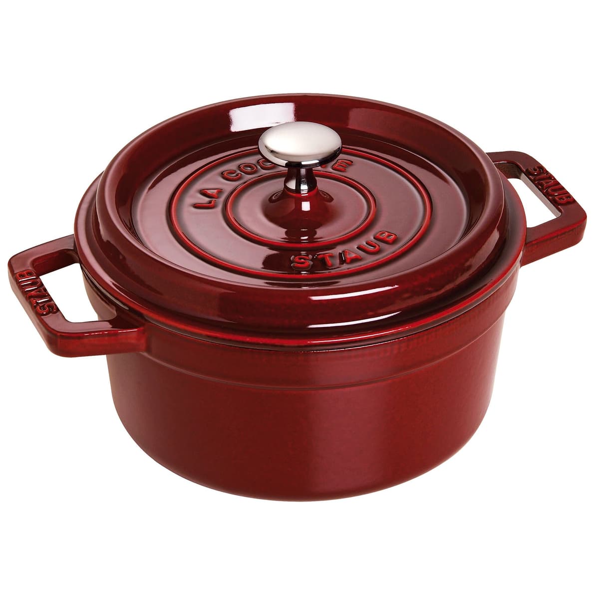 STAUB | LA COCOTTE - kokotka - Ø 200 mm - litina - grenadinově červená