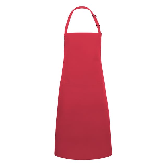 Karlowsky - Bib Apron with Pocket Basic - Raspberry